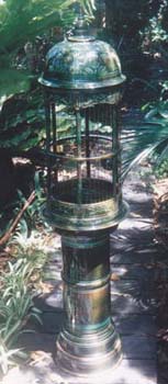 Green Cage on Stand