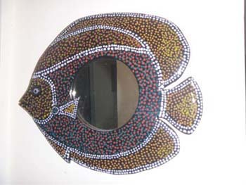 Mirror -Dot decorated