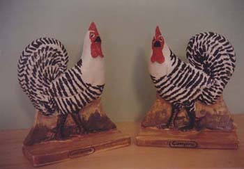 Rooster Bookends (2)