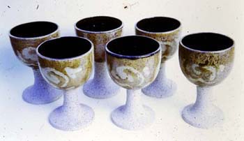 Stoneware Goblets