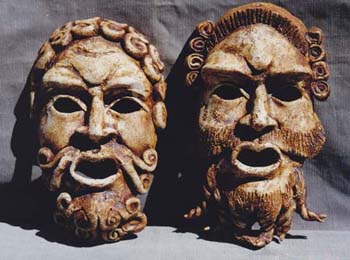 Stoneware Theatre Masks