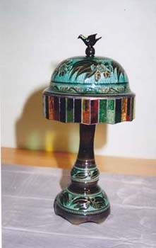 Table Lamp with Glass