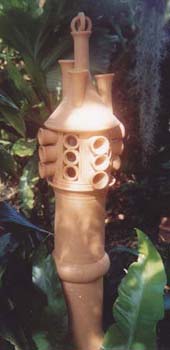 Terra Cotta Garden Lamp