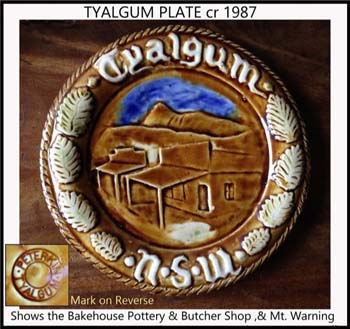 Tyalgum Souvenir Plate