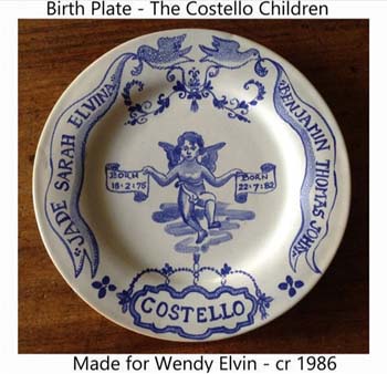 Birth Plate cr 1985
