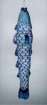 Blue Fish Windchime (6)