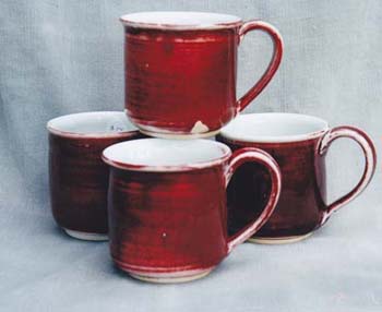 Copper Red Mugs
