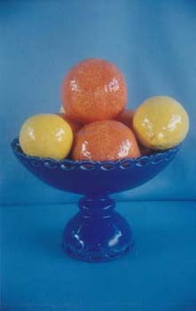Lemon and Orange Blue Comport