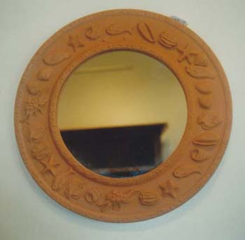 Terra Cotta Mirror